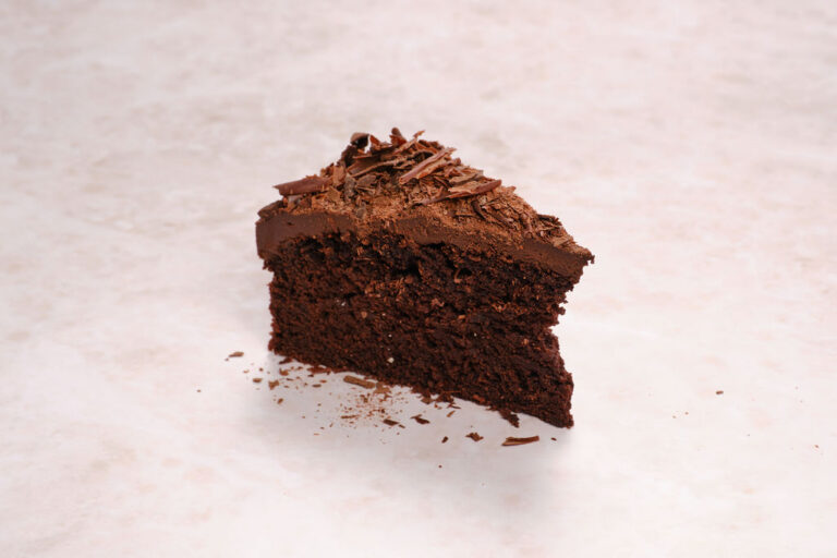 Stück Veganer Schokokuchen